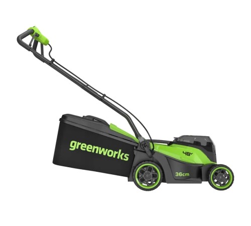 Газонокосилка аккумуляторная Greenworks GD24X2LM361 (2хАКБ 4Ач и ЗУ)