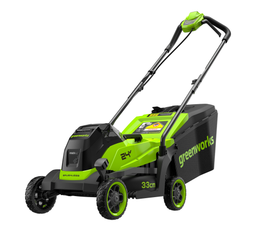Газонокосилка аккумуляторная    Greenworks 24V GD24LM331 (1хАКБ 4Ач и ЗУ) 33см