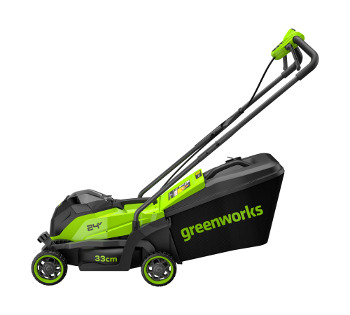 Газонокосилка аккумуляторная    Greenworks 24V GD24LM331 (1хАКБ 4Ач и ЗУ) 33см