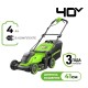 Газонокосилка аккумуляторная Greenworks GD40LM411 (1хАКБ 4Ач и ЗУ)