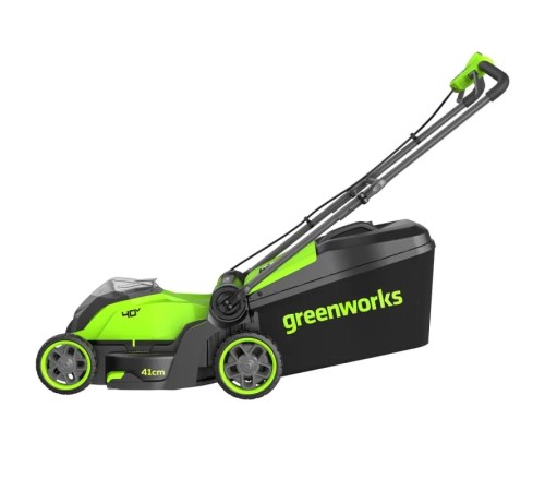 Газонокосилка аккумуляторная Greenworks GD40LM411 (1хАКБ 4Ач и ЗУ)