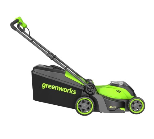 Газонокосилка аккумуляторная Greenworks GD40LM411 (1хАКБ 4Ач и ЗУ)