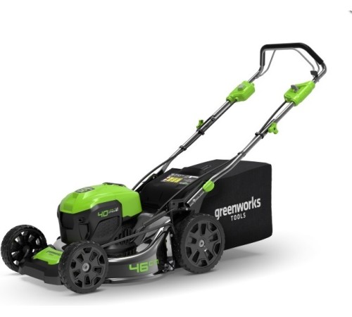 Газонокосилка аккумуляторная Greenworks 40V GD40LM46SPK4  (1хАКБ 8Ач и ЗУ)