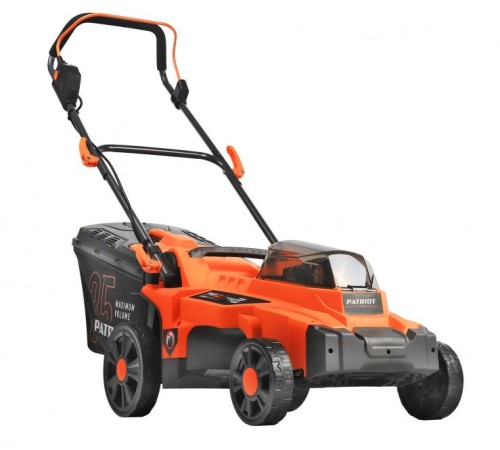 Газонокосилка аккумуляторная PATRIOT CM 440 2*21В UES, без акб и зу, бесщеточ, 37см, трав 35л пласт+мульчирование, центр. подъём 6 уровней (25-75), пласт дека
