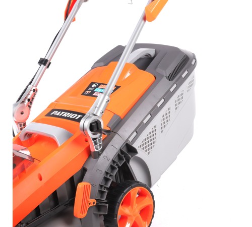 Газонокосилка аккумуляторная PATRIOT CM4010XL, 40B платформа LCT, 37см, бесщёточный дв.,травосб. 40л, одна АКБ(4,0А*ч) и ЗУ