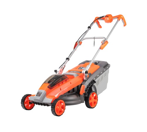 Газонокосилка аккумуляторная PATRIOT CM4010XL, 40B платформа LCT, 37см, бесщёточный дв.,травосб. 40л, одна АКБ(4,0А*ч) и ЗУ