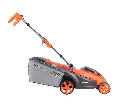 Газонокосилка аккумуляторная PATRIOT CM4010XL, 40B платформа LCT, 37см, бесщёточный дв.,травосб. 40л, одна АКБ(4,0А*ч) и ЗУ