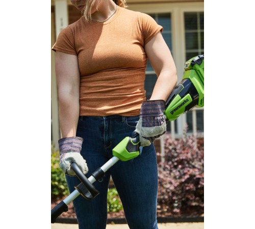 Триммер аккумуляторный Greenworks GD40LT 40V (1хАКБ 4Ач и ЗУ)