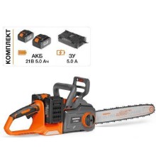 Пила аккумуляторная Daewoo Power DACS 1642Li SET (2 АКБ и ЗУ)