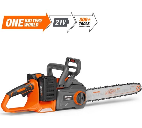 Пила аккумуляторная Daewoo Power DACS 1642Li SET (2 АКБ и ЗУ)