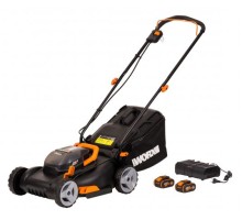 Газонокосилка аккумуляторная    Worx WG743E (2хАКБ и ЗУ)