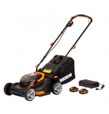 Газонокосилка аккумуляторная    Worx WG743E (2хАКБ и ЗУ)