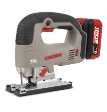 Лобзик аккумуляторный Crown CT25003HX-4 BMC (2 АКБ и ЗУ)