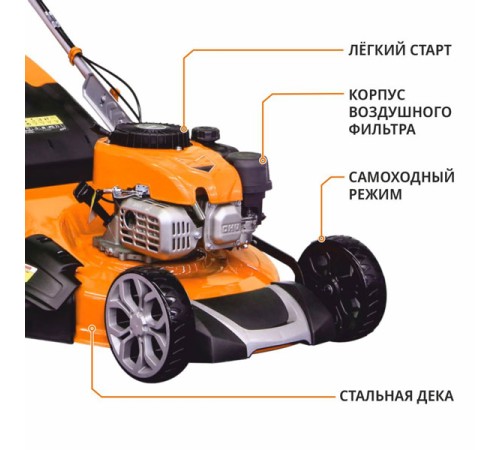 Газонокосилка бензиновая  PIT MLM-46S