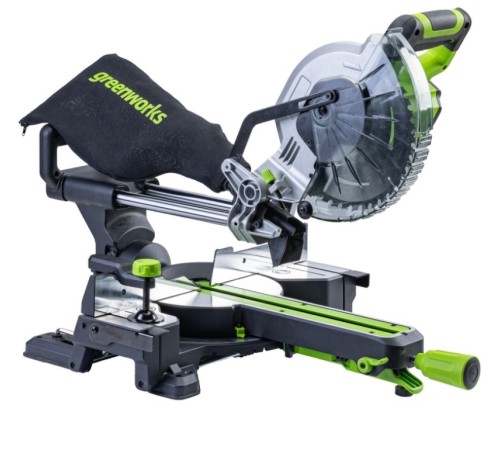 Торцовочная пила Greenworks GD24MS216 24V (1хАКБ 8Ач и ЗУ)