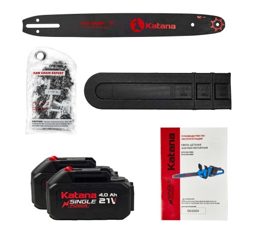 Пила аккумуляторная KATANA DT2104-PRO (2 АКБ и ЗУ)