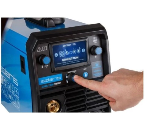 Сварочный полуавтомат Solaris ALUMIG-230DP SYNERGY