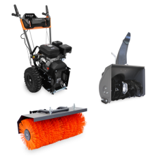 Подметальная машина VILLARTEC SW 7080EК (щетка, снегоуборочная приставка)