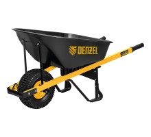 Тачка строительная, усиленная Denzel объем 140 л, 230 кг