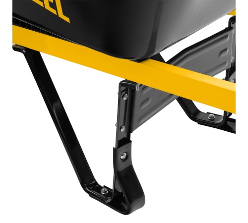 Тачка строительная, усиленная Denzel объем 140 л, 250 кг