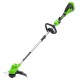 Триммер аккумуляторный Greenworks GD40LT 40V (1хАКБ 4Ач и ЗУ)