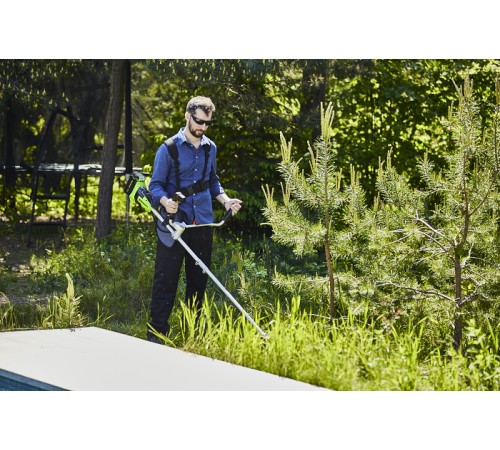 Триммер аккумуляторный Greenworks 40V GD40BCB (1хАКБ 8Ач и ЗУ)