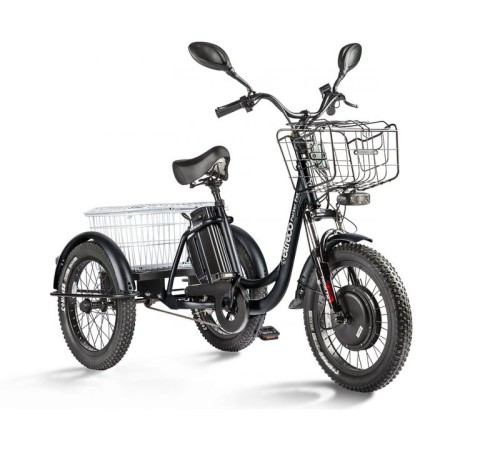 Трицикл Eltreco Porter Fat 500 Черный-2410