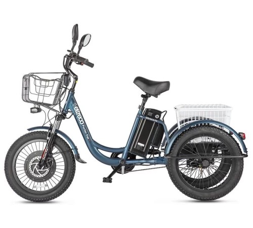 Трицикл Eltreco Porter Fat 500 Черный-2410
