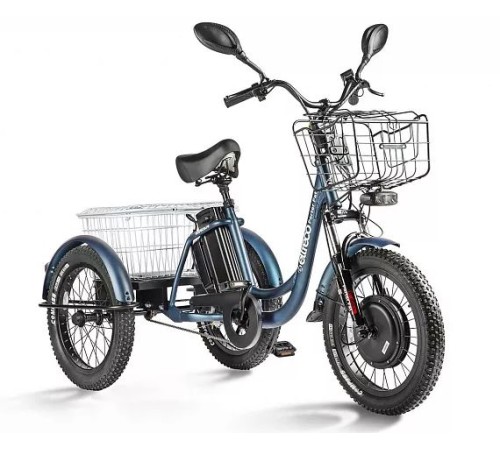 Трицикл Eltreco Porter Fat 500 UP! темно-синий-2414