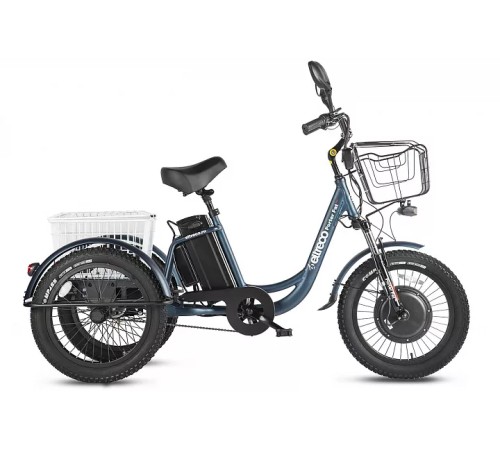 Трицикл Eltreco Porter Fat 500 UP! темно-синий-2414