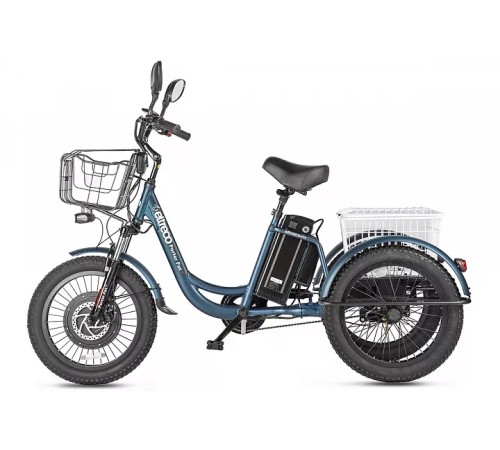 Трицикл Eltreco Porter Fat 500 UP! темно-синий-2414