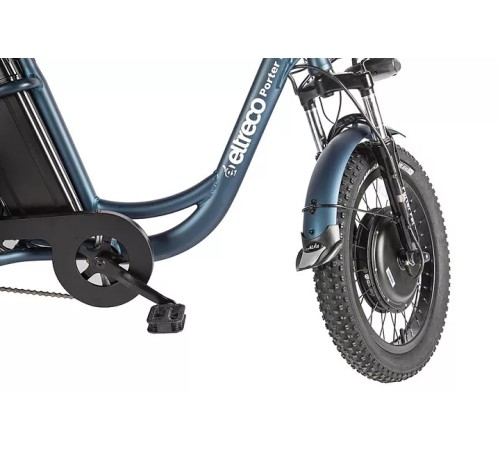 Трицикл Eltreco Porter Fat 500 UP! темно-синий-2414