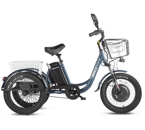 Трицикл Eltreco Porter Fat 700 Черный-2417