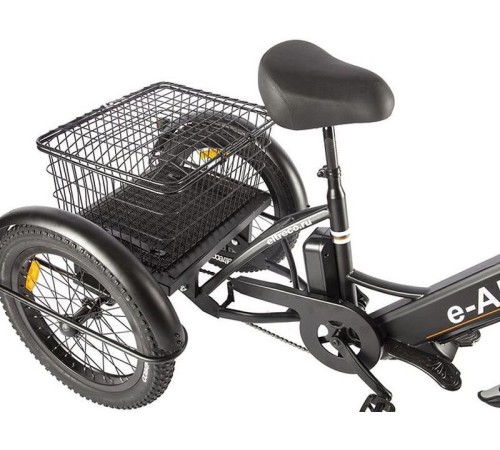 Трицикл GREEN CITY e-ALFA Trike Черный-2515