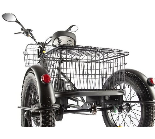 Трицикл GREEN CITY e-ALFA Trike Черный-2515