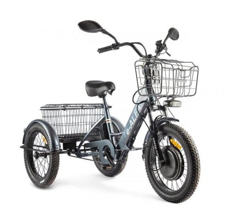 Трицикл GREEN CITY e-ALFA Trike Черный-2515
