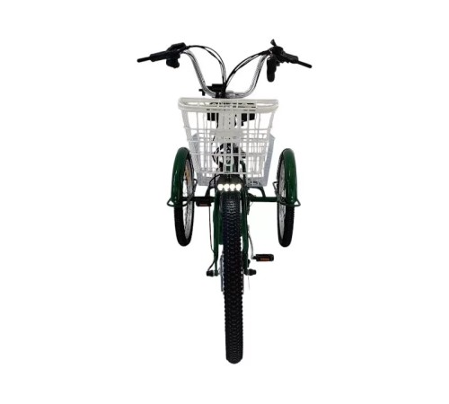 Трёхколёсный электровелосипед Smart8 Farmer Зеленый