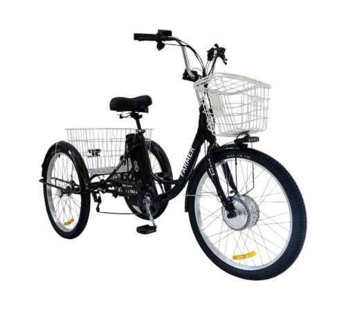 Трёхколёсный электровелосипед Smart8 Farmer Зеленый