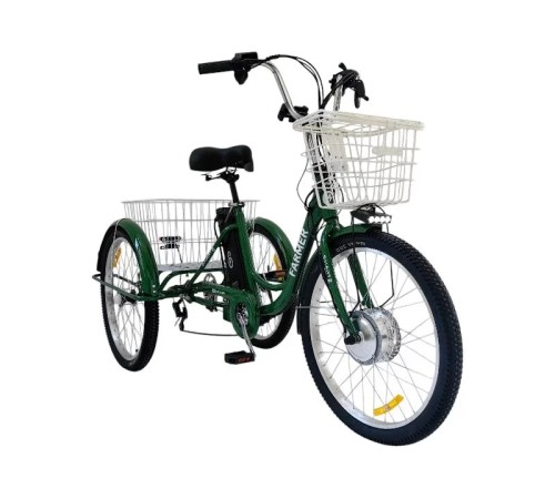 Трёхколёсный электровелосипед Smart8 Farmer Зеленый