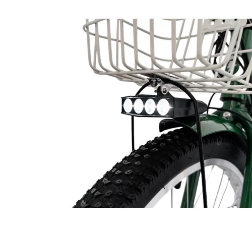 Трёхколёсный электровелосипед Smart8 Farmer Зеленый