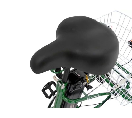 Трёхколёсный электровелосипед Smart8 Farmer Зеленый