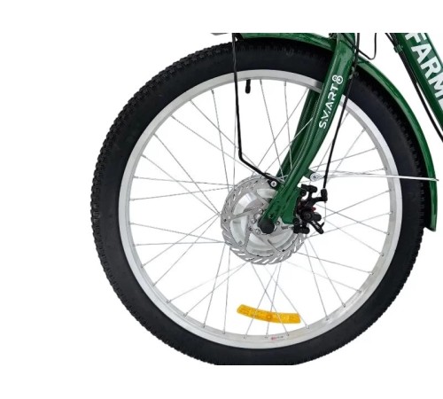 Трёхколёсный электровелосипед Smart8 Farmer Зеленый