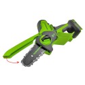 Мини пила аккумуляторная Greenworks  24V G24MCS10 (1хАКБ 4Ач и ЗУ)