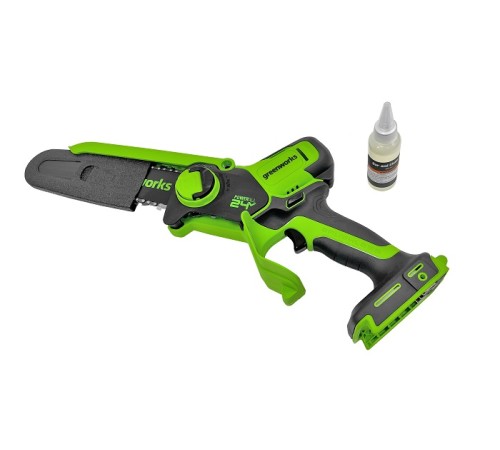 Мини пила аккумуляторная Greenworks Greenworks 24V GD24CSMNX (1хАКБ 2Ач и ЗУ)