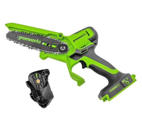 Мини пила аккумуляторная Greenworks 24V GD24CSMNX (1хАКБ 4Ач и ЗУ)