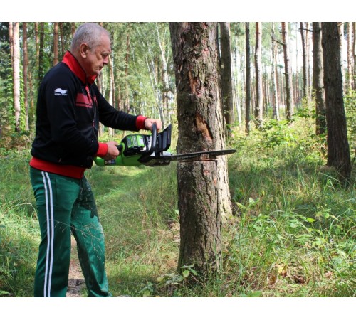 Пила аккумуляторная Greenworks 40V GD40CS18 (1xАКБ 8Ач и ЗУ)