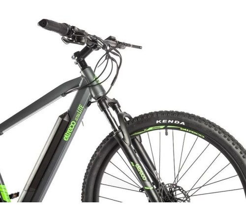 Велогибрид Eltreco Ultra LITE Черно-зеленый-2504