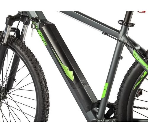 Велогибрид Eltreco Ultra LITE Черно-зеленый-2504