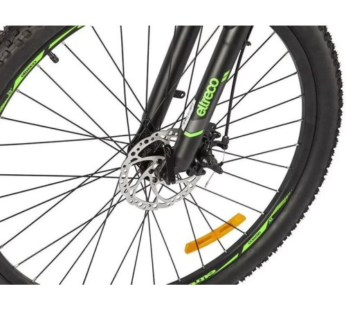 Велогибрид Eltreco Ultra LITE Черно-зеленый-2504