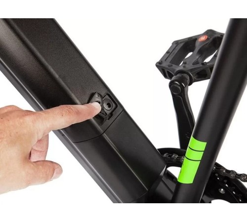 Велогибрид Eltreco Ultra LITE Черно-зеленый-2504